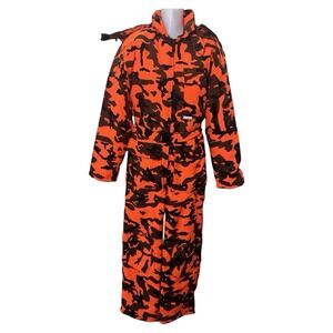 VTG Winchester Insulated Coveralls Hunting  Men's Small Blaze Orange Camo